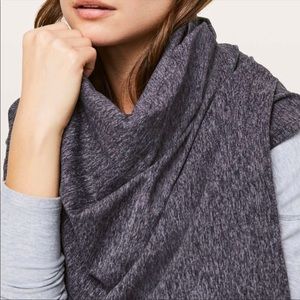 Lululemon vinyasa scarf purple/grey last season